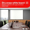image:imageTRU RED Steel Magnetic Whiteboard Satin Frame 2x2 FeetGray