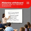 image:imageTRU RED Steel Magnetic Whiteboard Satin Frame 2x2 FeetGray