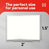 image:imageTRU RED Steel Magnetic Whiteboard Satin Frame 2x2 FeetGray