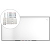 image:imageTRU RED Steel Magnetic Whiteboard Satin Frame 2x2 FeetGunmetal
