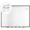image:imageTRU RED Steel Magnetic Whiteboard Satin Frame 2x2 FeetGunmetal