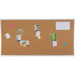 image:imageStaples Cork Bulletin Board Aluminum Frame 2 ft W x 15 ft H8 x 4