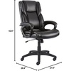 image:imageStaples Kelburne Luxura Office Chair Black Swivel BaseBlack