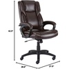 image:imageStaples Kelburne Luxura Office Chair Black Swivel BaseBrown